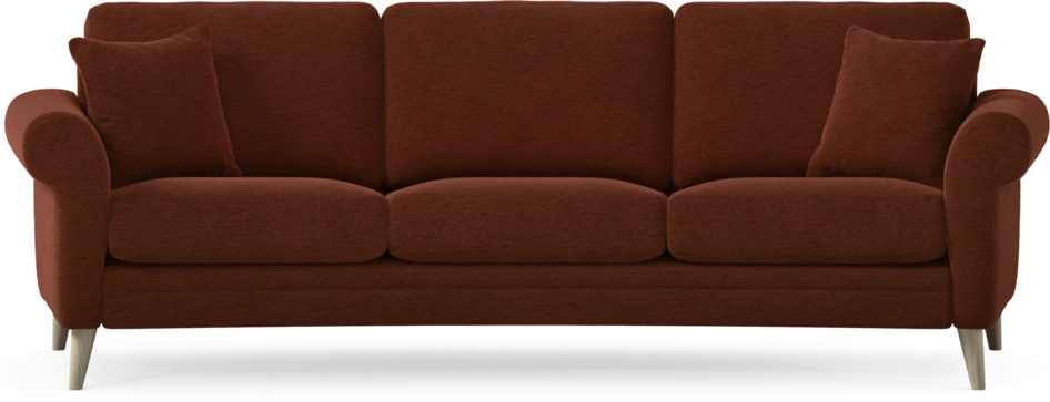 Eden - 3-sits soffa svängd - Orange