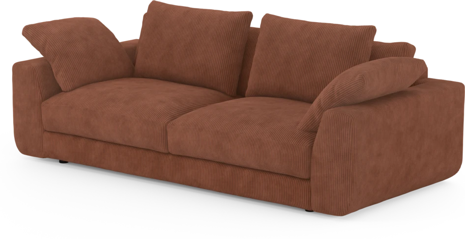 Amie - 3-sits soffa - Orange