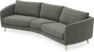 Madison - 3-sits soffa svängd, 90 cm - Grå