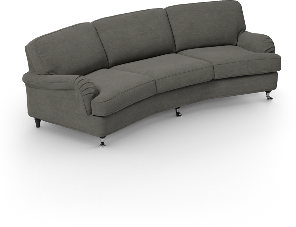Oxford - 3-sits soffa svängd - Grå