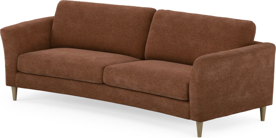 Bridge - 3-sits soffa svängd - Orange
