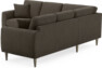 Eden - Hörnsoffa, 2+2-sits - Brun