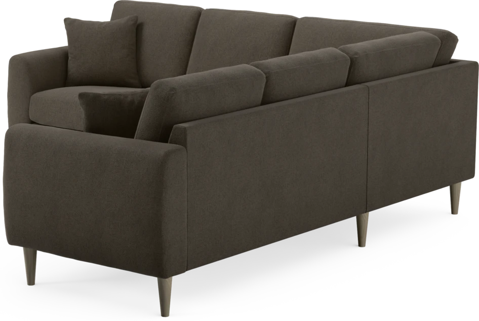 Eden - Hörnsoffa, 2+2-sits - Brun
