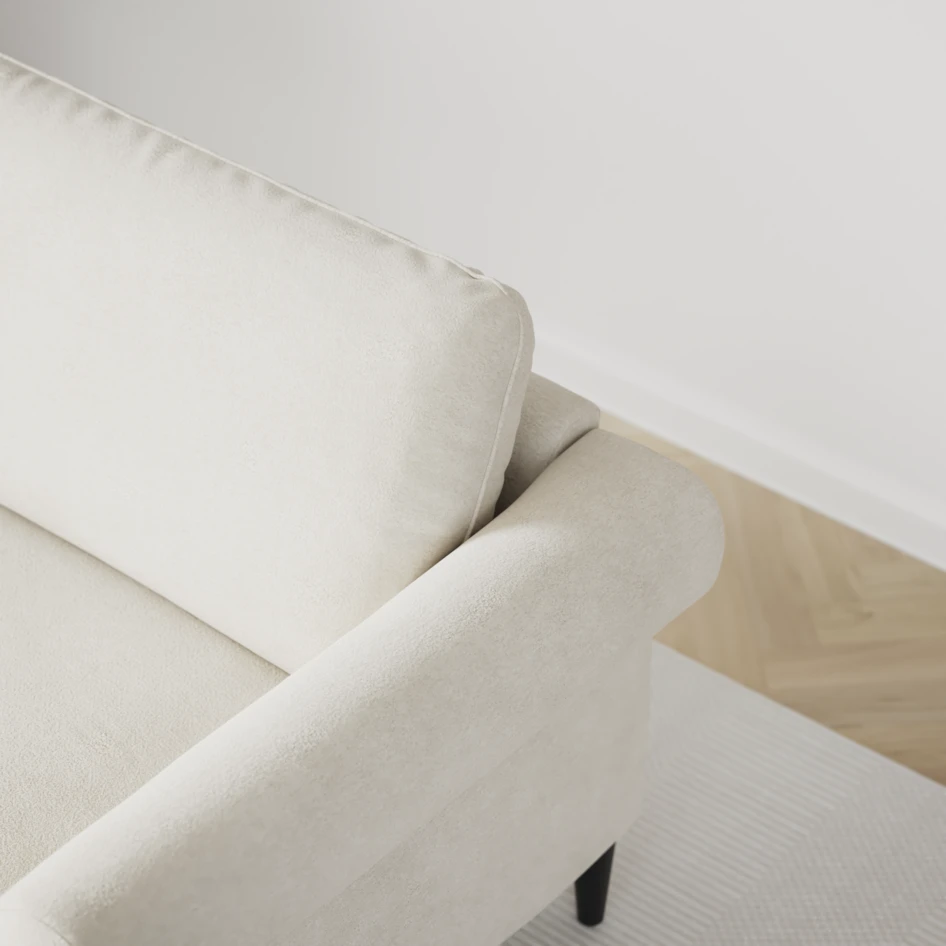 Bridge - 4-sits soffa - Vit