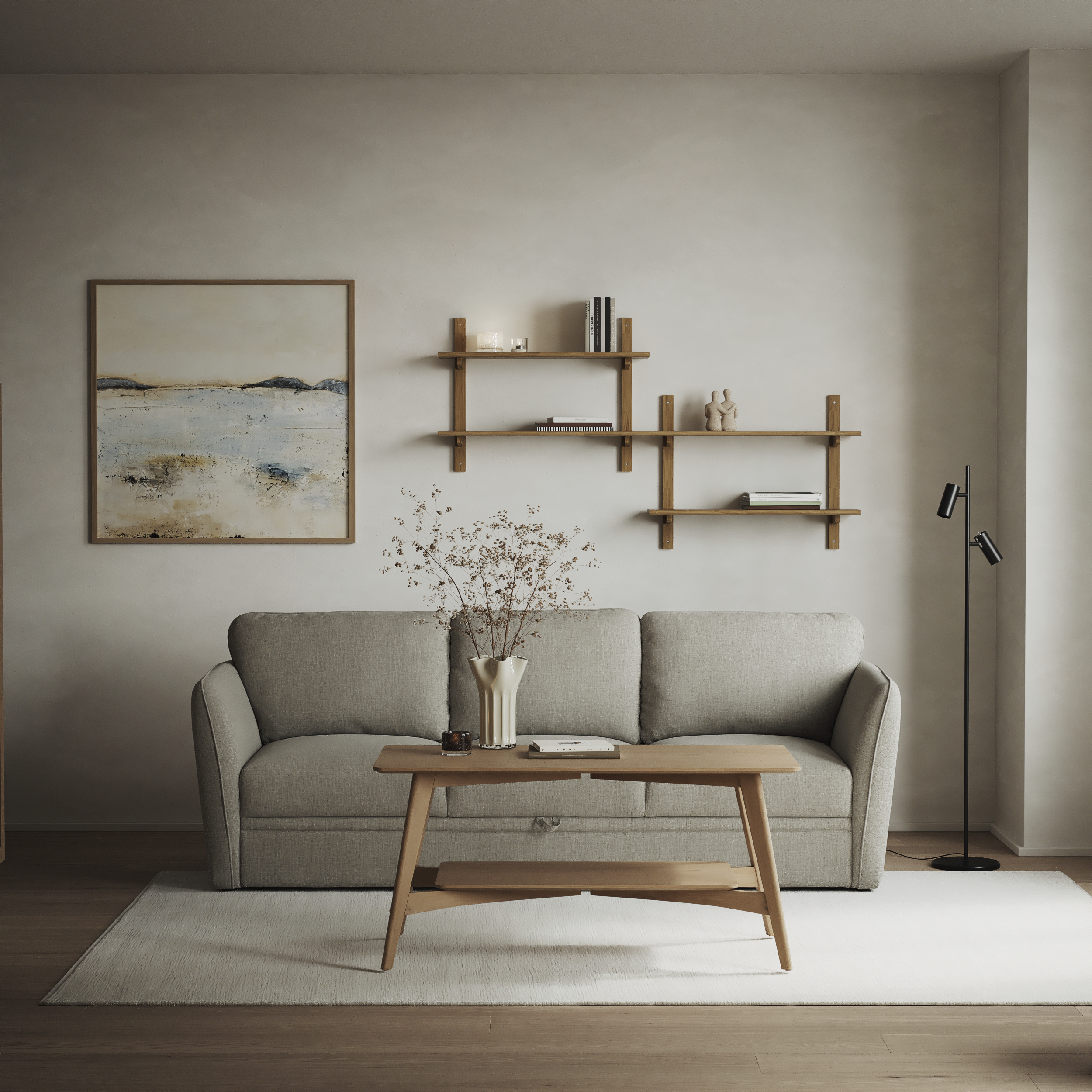 Öland - Bäddsoffa 3-sits, längsbäddad - inspiration