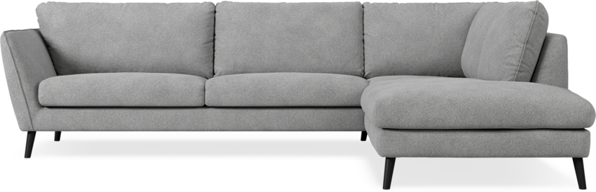 Madison Lux - 3-sits soffa med divan höger - Vit