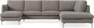 Madison Lux - 2-sits soffa med schäslong vänster och divan höger - Beige