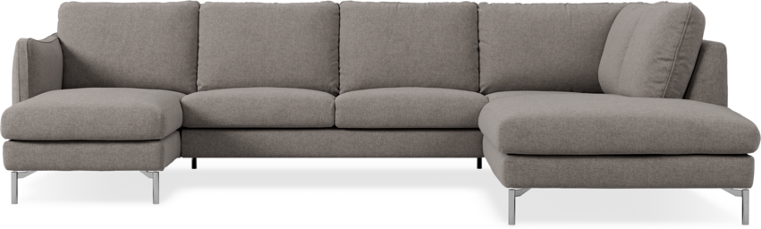 Madison Lux - 2-sits soffa med schäslong vänster och divan höger - Beige