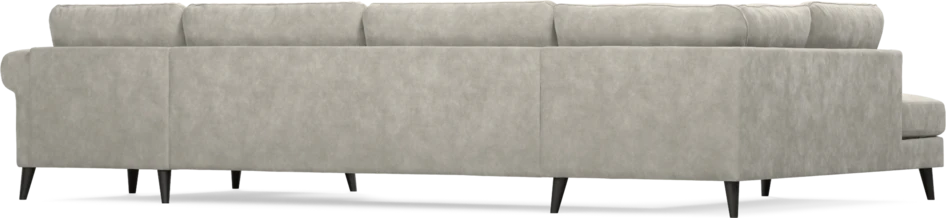 Bridge - 3-sits soffa med divan vänster och schäslong höger - Grå