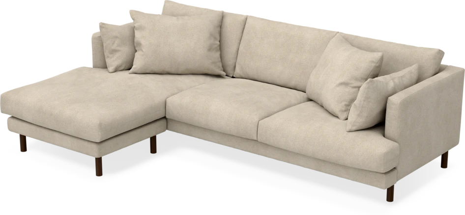 Harper - 4-sits med schäslong vänster - Beige