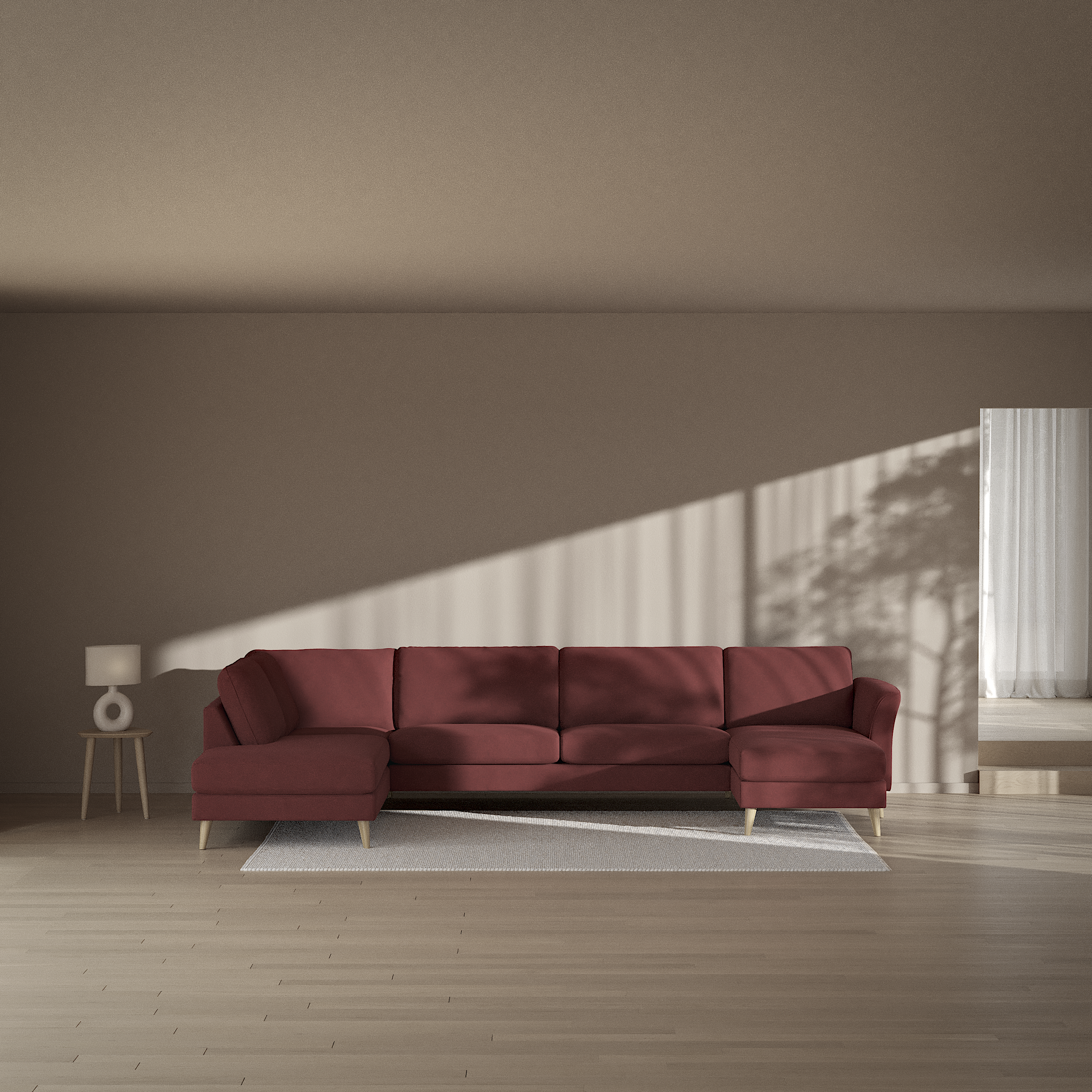Bridge - 3-sits soffa med divan vänster och schäslong höger - inspiration