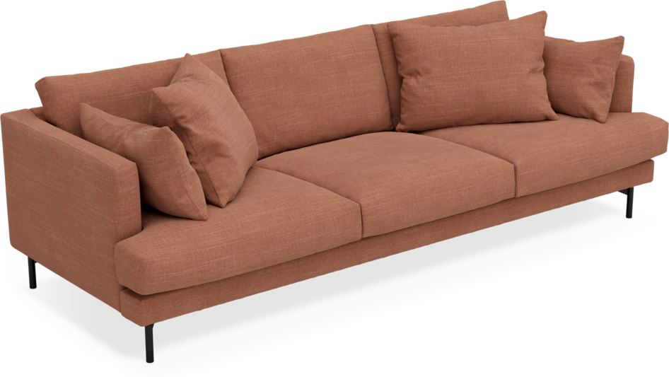 Harper - 4-sits soffa - Orange