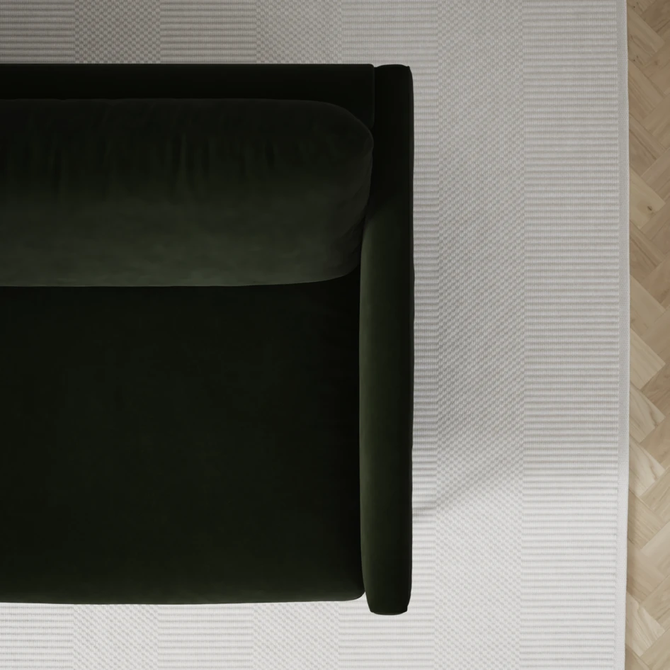 Madison Lux - Hörnsoffa 2+3-sits, hörn 1 - Grön