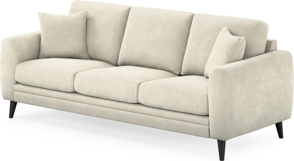 Eden - 3-sits soffa - Vit