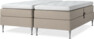 Delux Sense - Ställbar säng, dubbelsäng med bäddmadrass - Beige