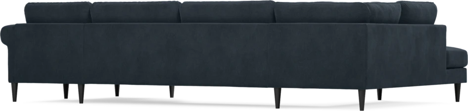 Bridge - 3-sits soffa med divan vänster och schäslong höger - Blå