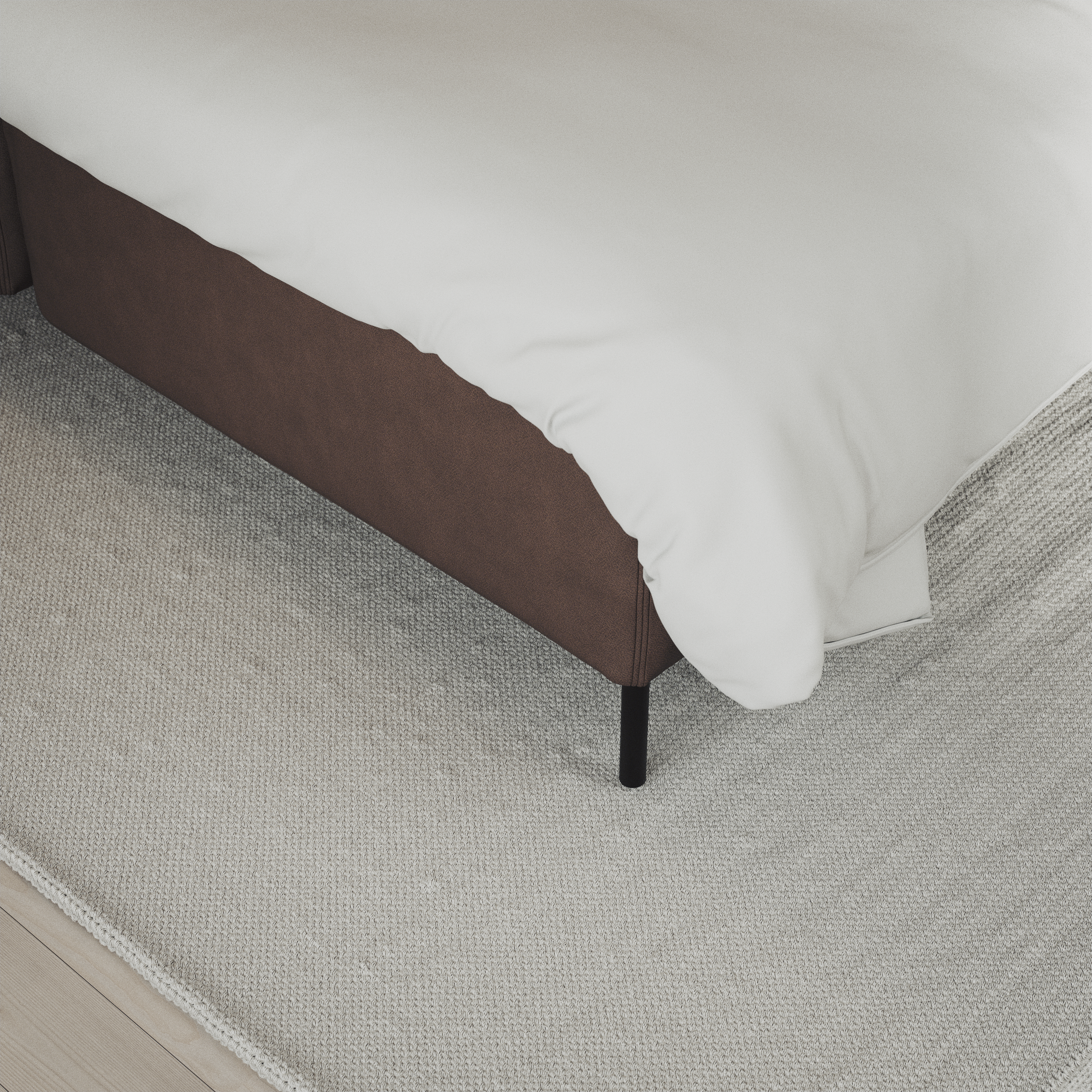 Delux Exclusive - Kontinentalsäng, enkelsäng 120 cm med bäddmadrass och sängben - inspiration