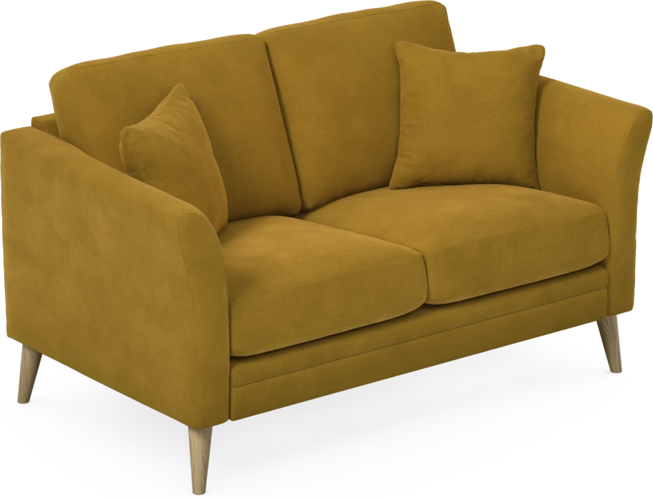 Eden - 2-sits soffa - Gul