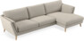 Madison - 3-sits soffa med schäslong höger - Beige