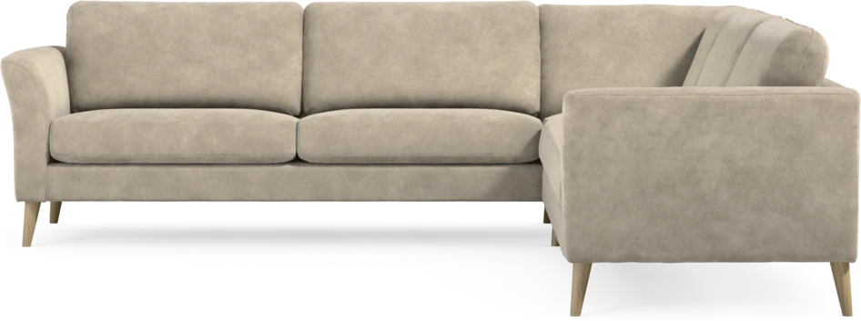 Bridge - Hörnsoffa, 3+3-sits - Beige