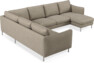 Madison Lux - Hörnsoffa med schäslong höger - Beige
