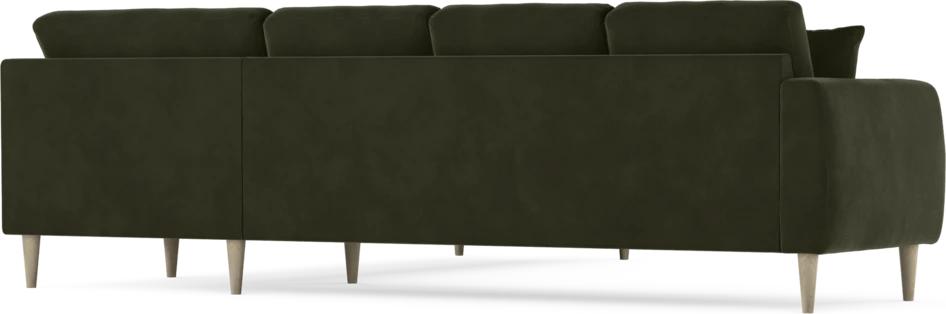 Eden - Hörnsoffa, 3+3-sits - Grön
