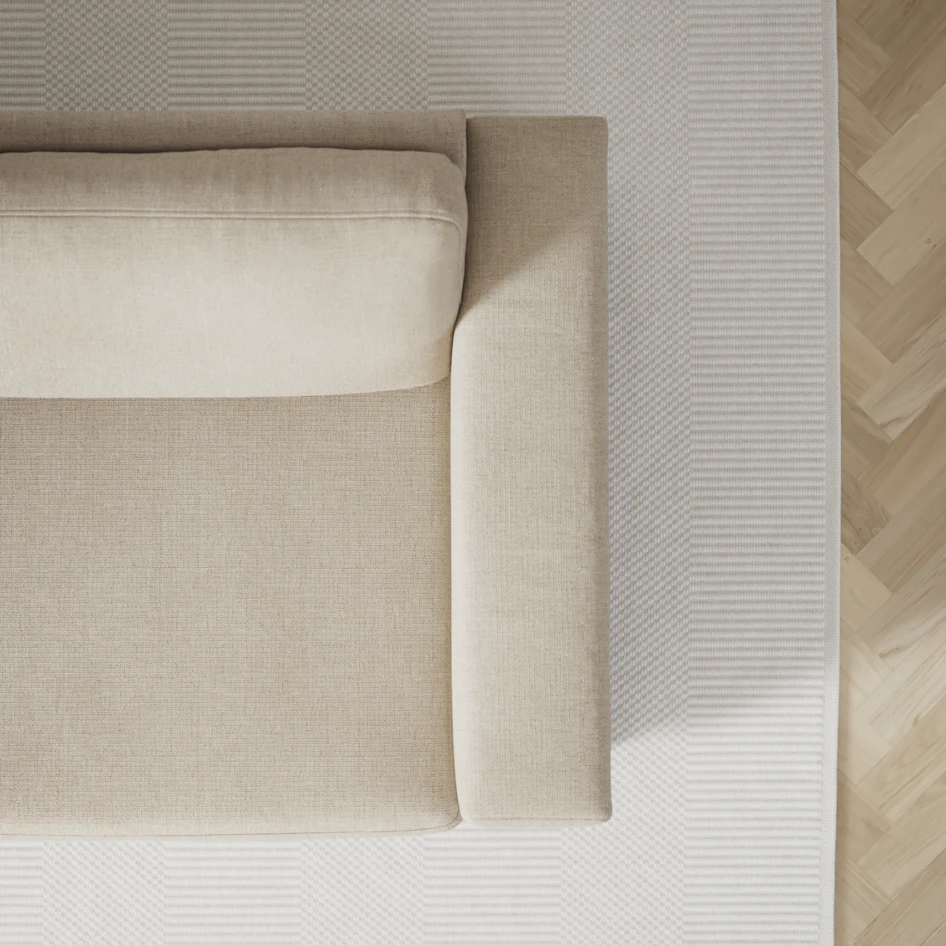 Nevada - 3-sits soffa med flyttbar schäslong - Beige