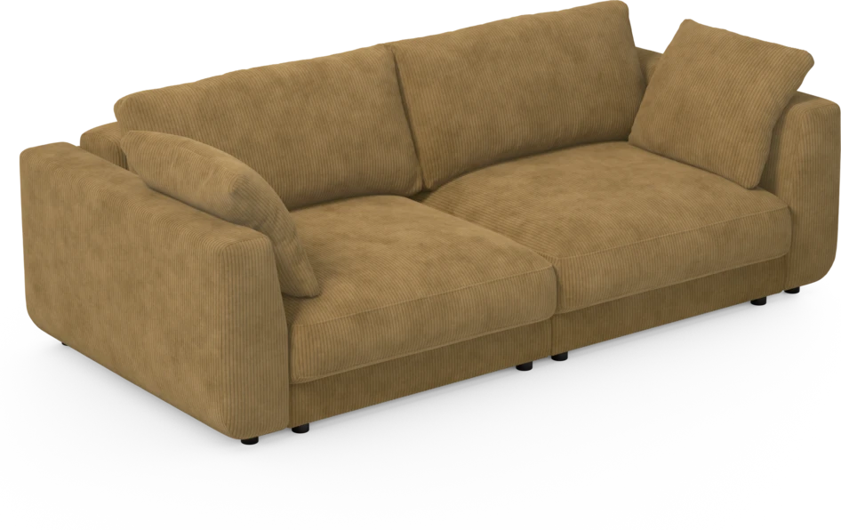 Amie - Bäddsoffa 3-sits - Gul