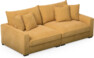 Rossi - 3-sits soffa - Gul