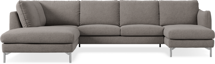 Madison Lux - 2-sits soffa med divan vänster och schäslong höger - Beige