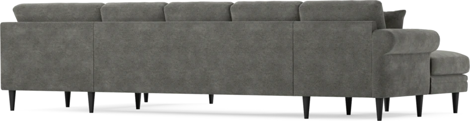 Eden - 3-sits soffa med schäslong vänster och divan höger - Grå