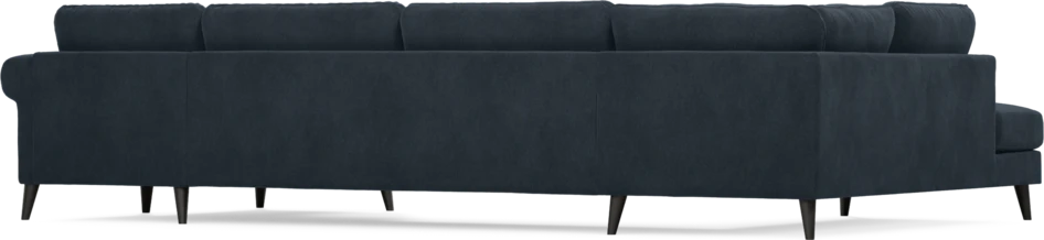 Bridge - 3-sits soffa med divan vänster och schäslong höger - Blå