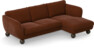 Madison - 2-sits soffa med schäslong höger - Orange
