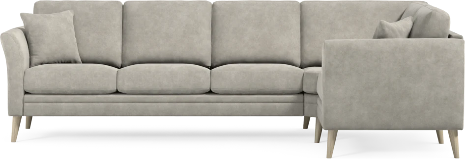 Eden - Hörnsoffa, 3+1-sits - Grå