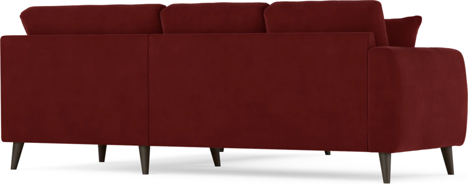 Eden - Hörnsoffa, 2+2-sits - Röd