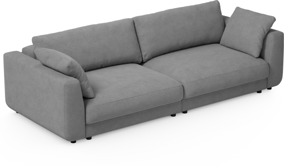 Amie - Bäddsoffa 4-sits - Grå