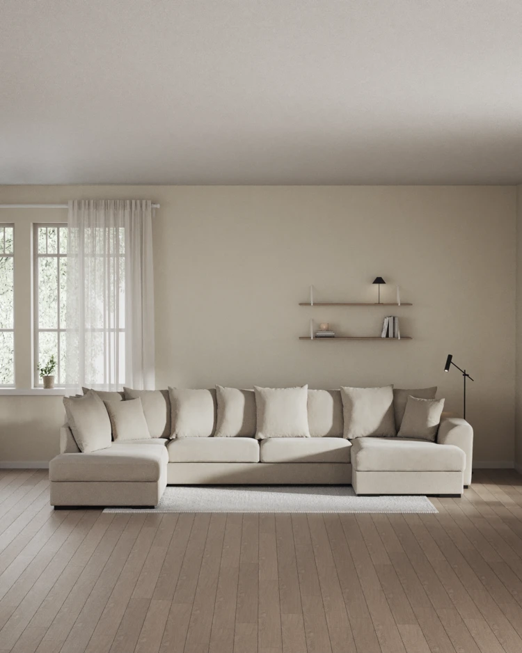 Town - 3-sits soffa med divan vänster och schäslong höger - inspiration