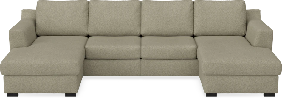 Friday - 2-sits soffa med två schäslonger - Beige
