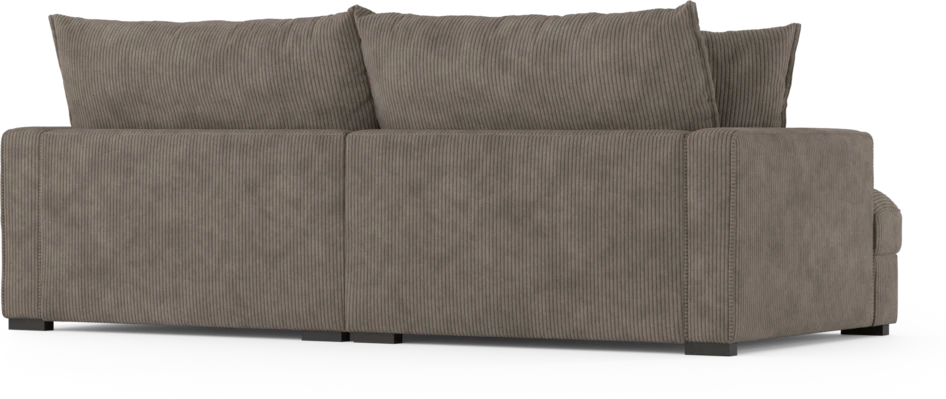 Rossi - 3-sits soffa - Brun