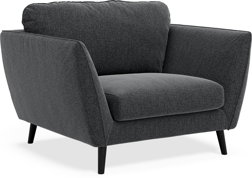 Madison Lux - Fåtölj, 70 cm - Svart