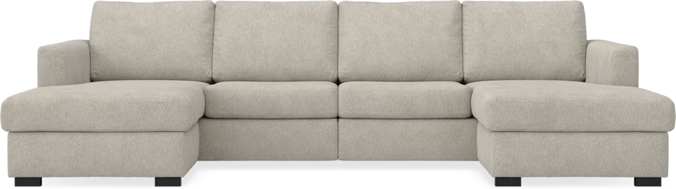 Friday - 2-sits soffa med två schäslonger - Beige