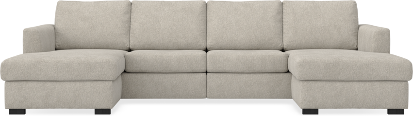 Friday - 2-sits soffa med två schäslonger - Beige