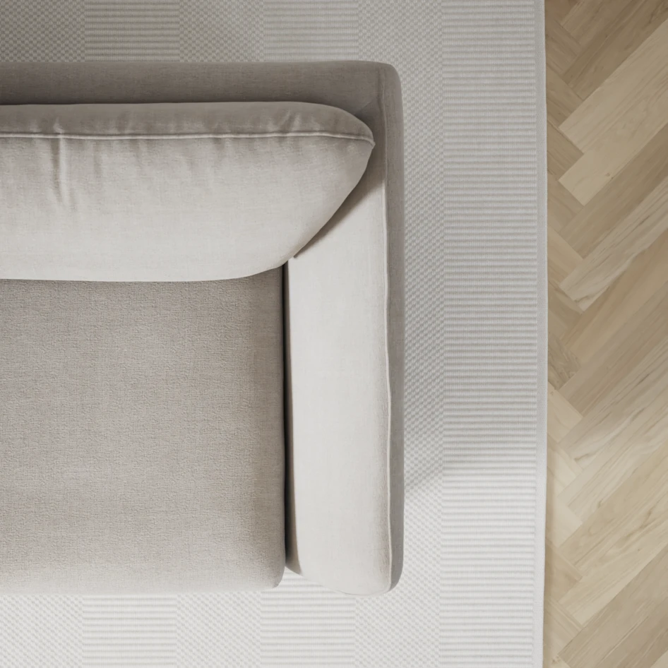 Madison Lux - 2-sits soffa med divan vänster och höger - Grå
