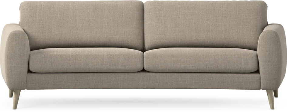 Bridge - 3-sits soffa svängd - Beige