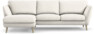 Madison Lux - 2-sits soffa med schäslong vänster - Beige