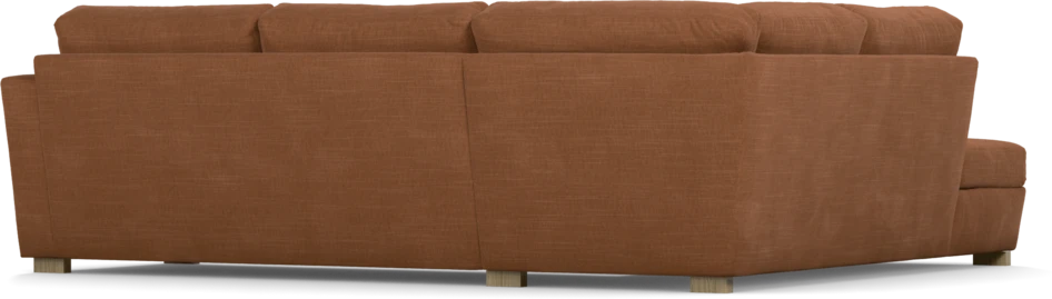 Friday - 2,5-sits soffa med divan vänster - Orange