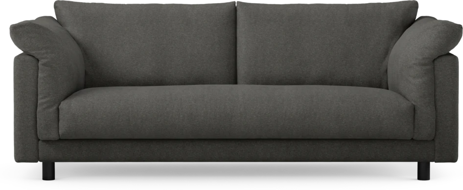 Cherrie - 2,5-sits soffa, hel dyna, fast klädsel - Grå