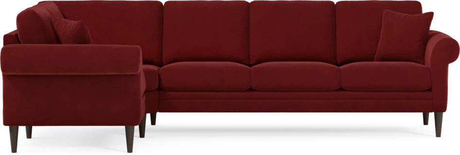 Eden - Hörnsoffa, 1+3-sits - Röd
