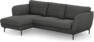 Madison Lux - 2-sits soffa med schäslong vänster - Grå