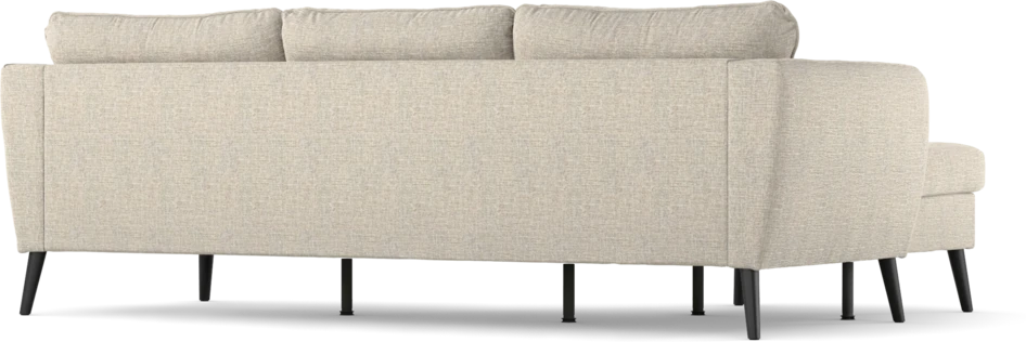 County - 3-sits soffa med flyttbar schäslong - Beige
